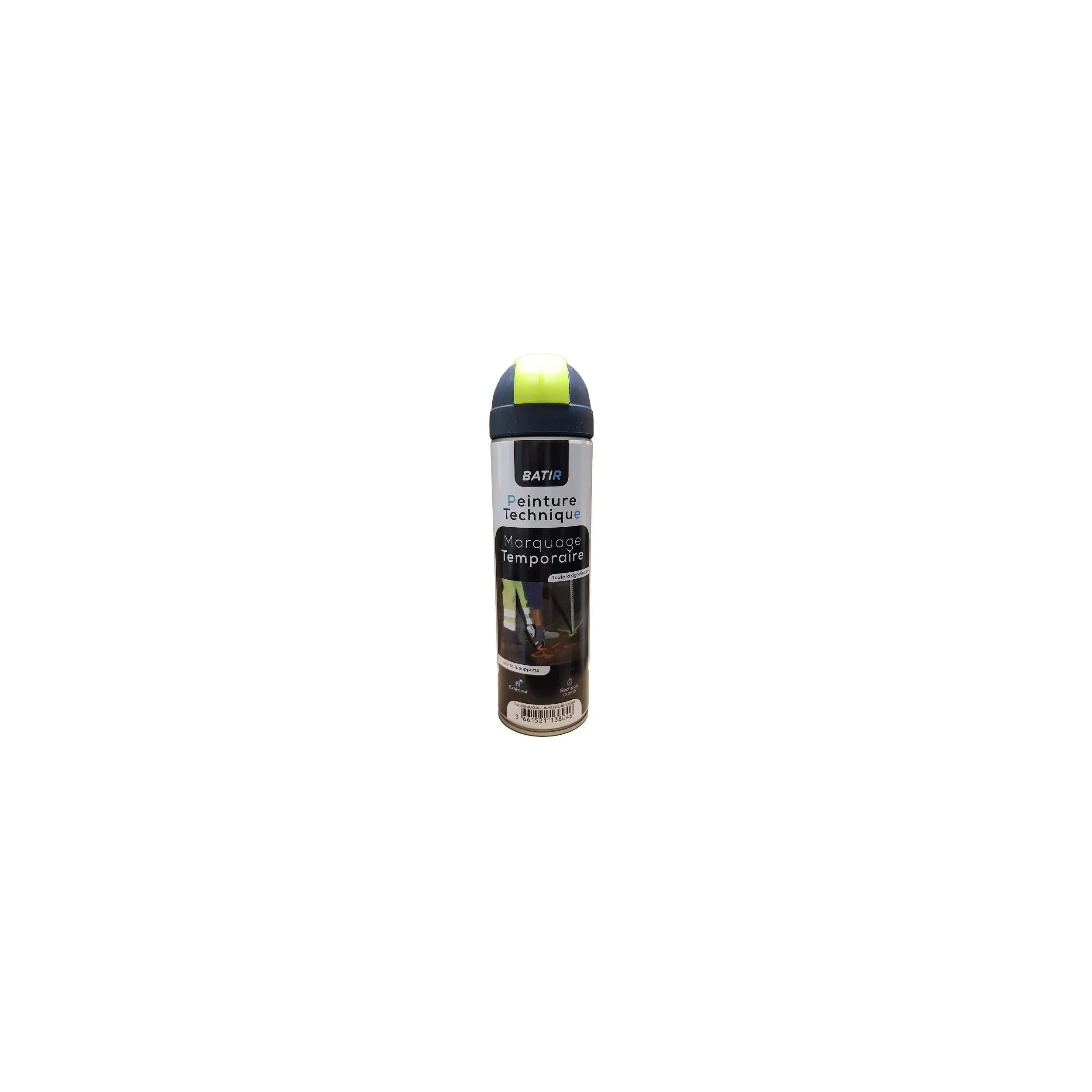 Aérosol peinture traçage, marquage, 500ml, jaune