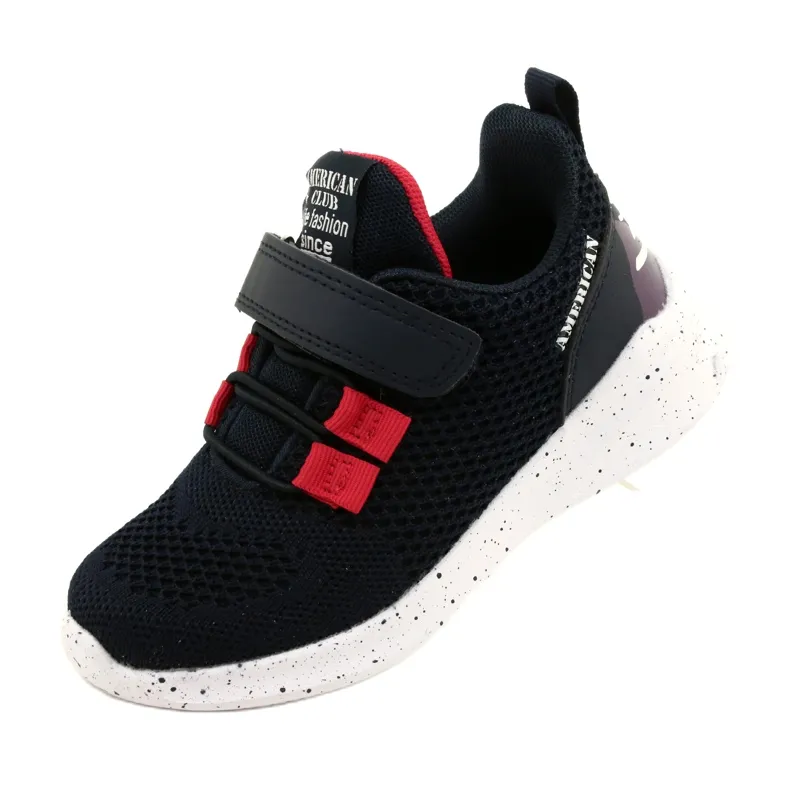 Chaussures de sport à scratch American Club RD13/22 Marine bleu