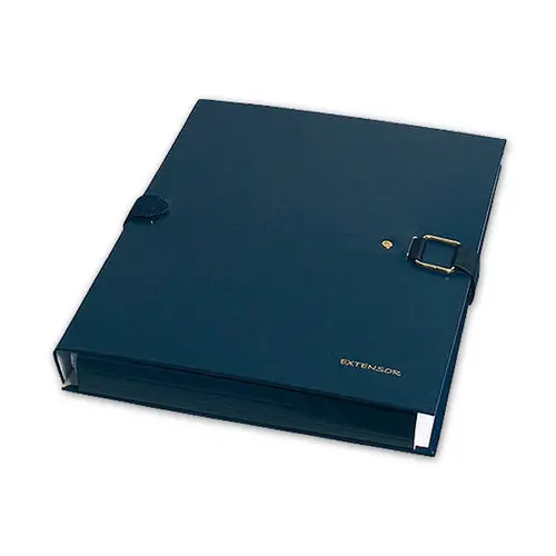 Chemise à sangle Extensor - Dos 16 cm - Bleu foncé - EXACOMPTA