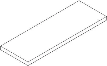 Emilceramica Tele Di Marmo Selection Tuile d'étape coin gauche Nero Marquinia 33x120x3,2 cm EK61 