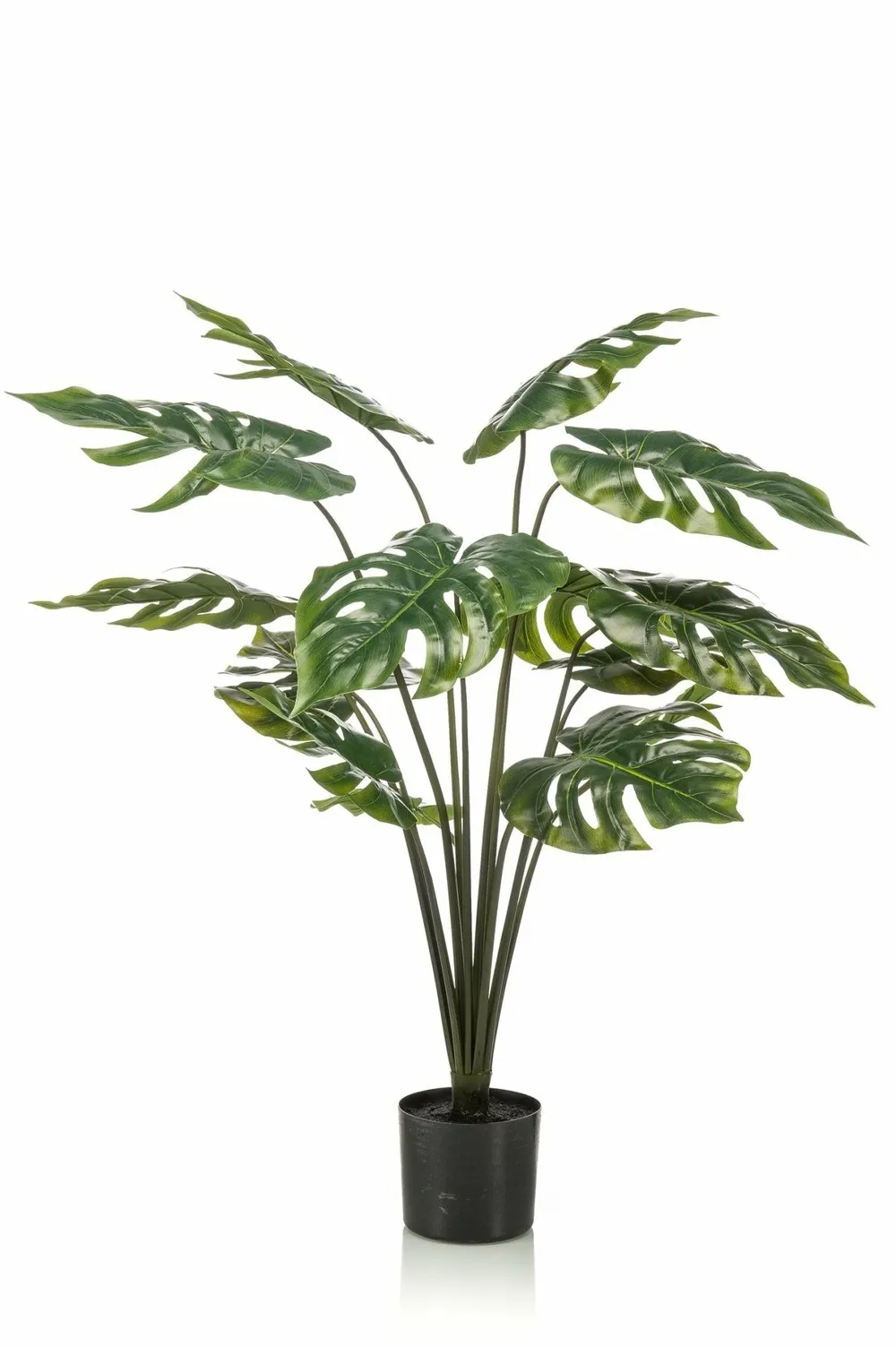 Monstera deliciosa plante artificielle - h110cm, ø13cm