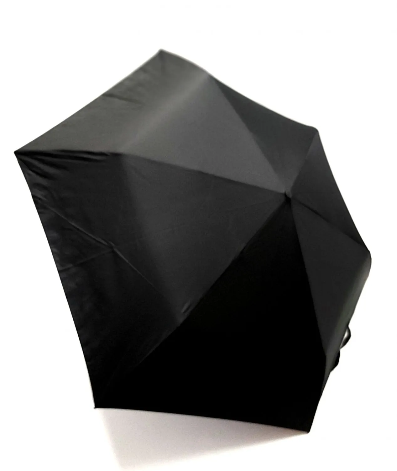 Parapluie Doppler mini uni noir manuel Plume fiber Havanna - Ultra léger 140g & solide