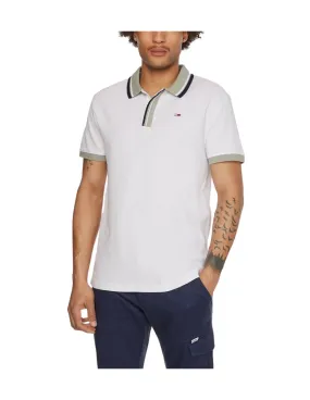 Polo Homme Tommy Jeans Ref 57335 Blanc