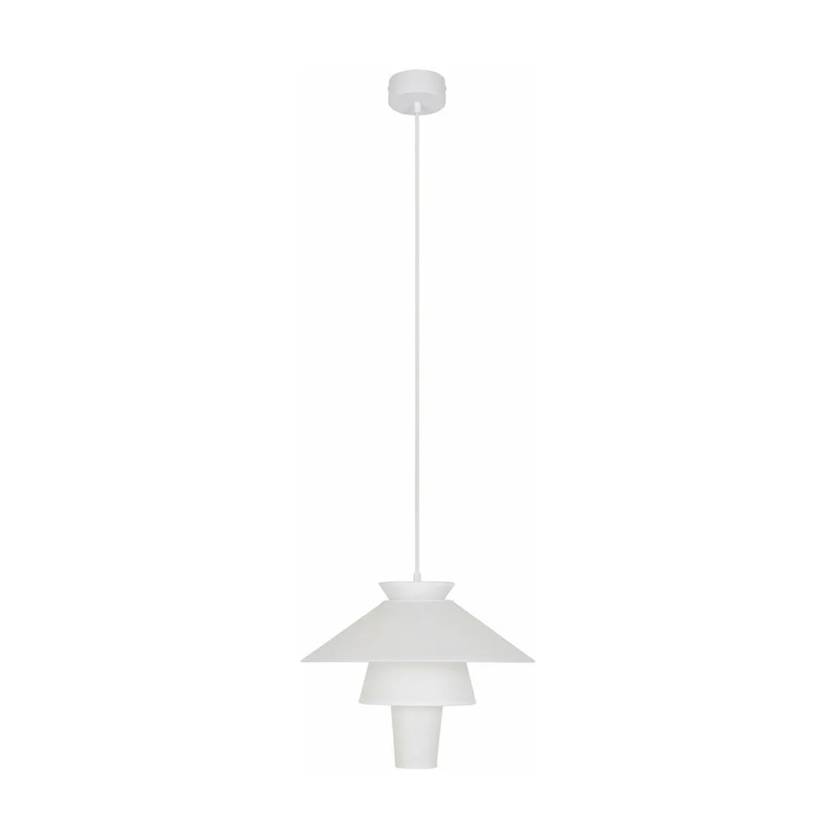 Suspension en papier murano blanche 40 cmRuche