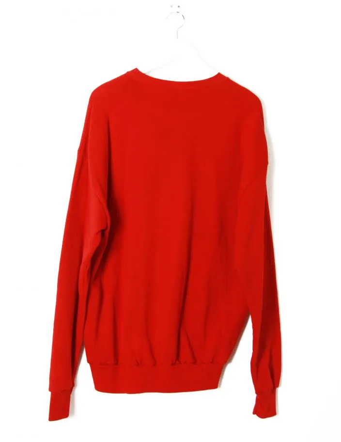 Sweat de Noël Vintage Rouge T L