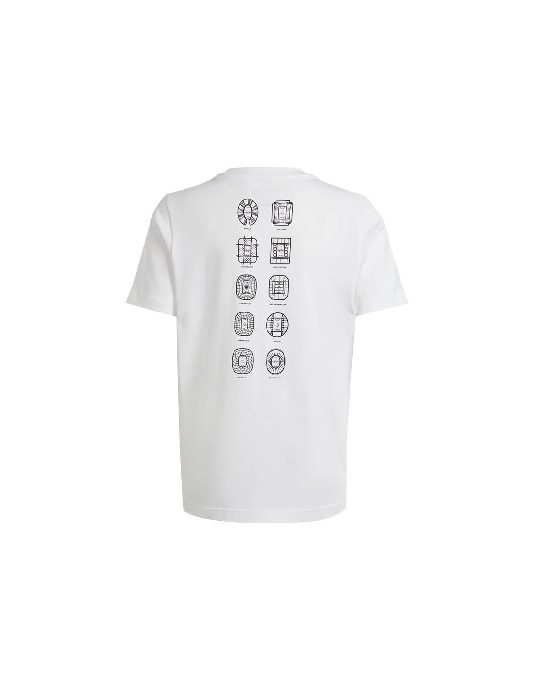T-shirt à partir de Football adidas EURO 24 Enfant Blanc