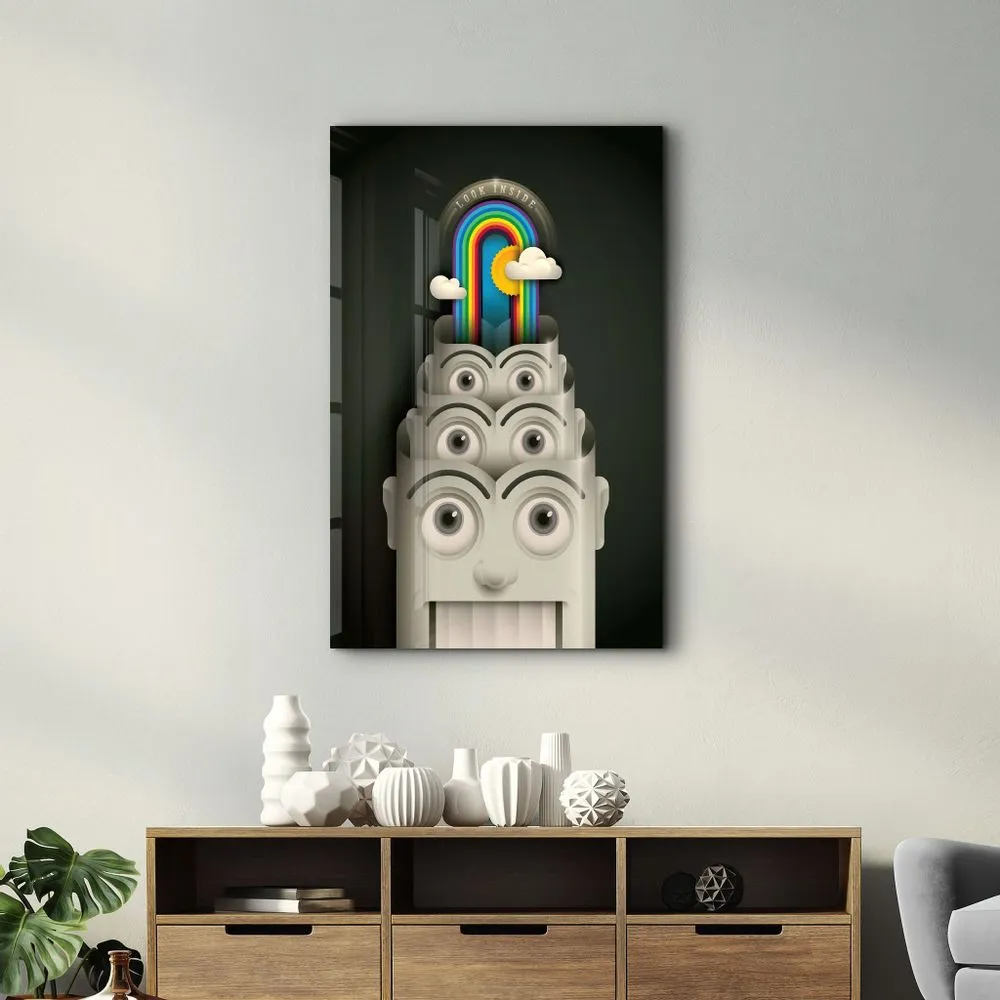 The stage of hopes | glass wall art