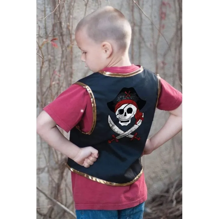 Veste de pirate enfant luxe avec cache-œil