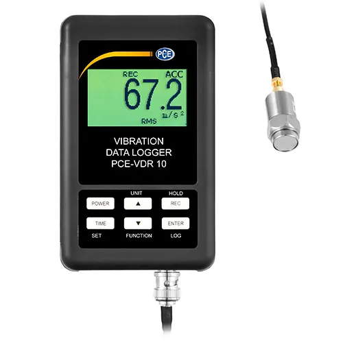 Vibromètre PCE-VDR, mesure les vibrations, 10 Hz - 1 kHz